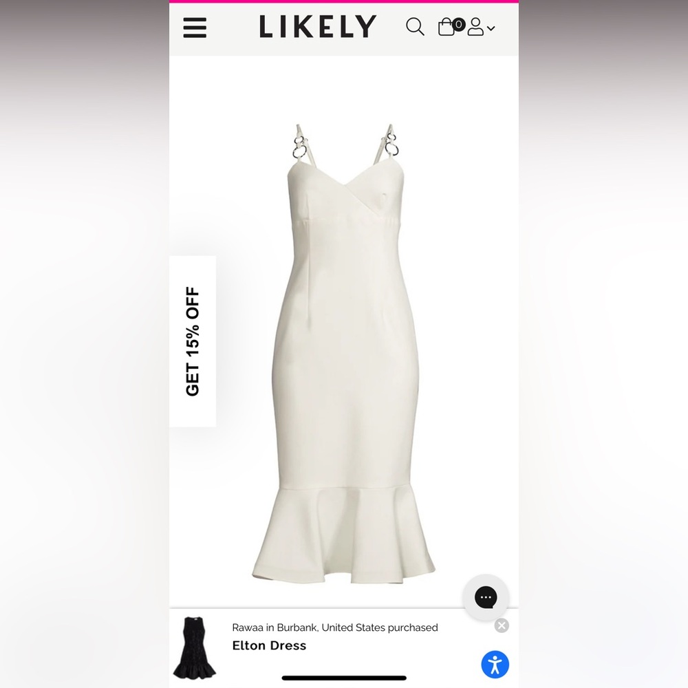 Likely Hirsch dress